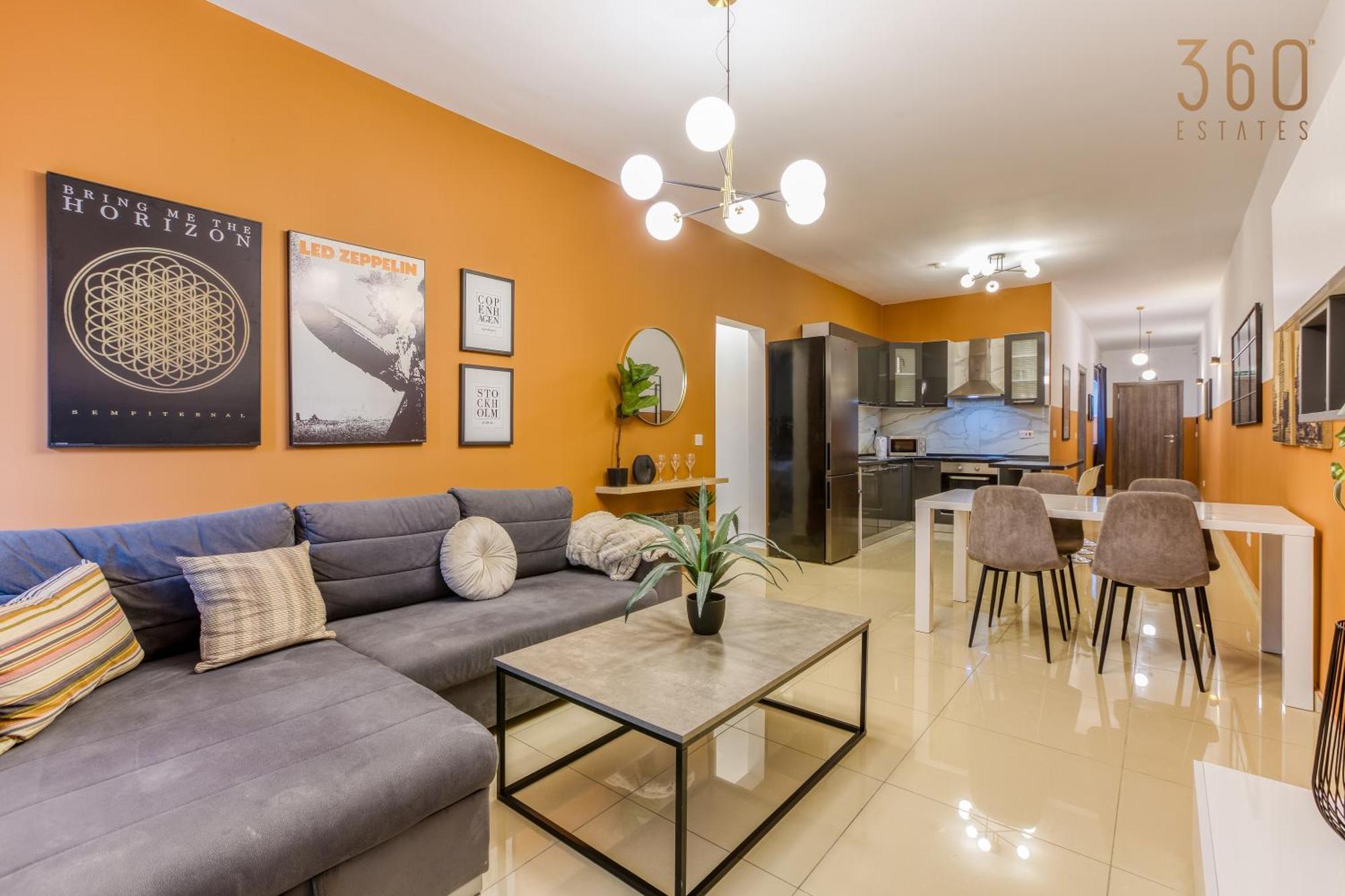 Stylish 2br With Private Balconies By 360 Estates Saint Julian's